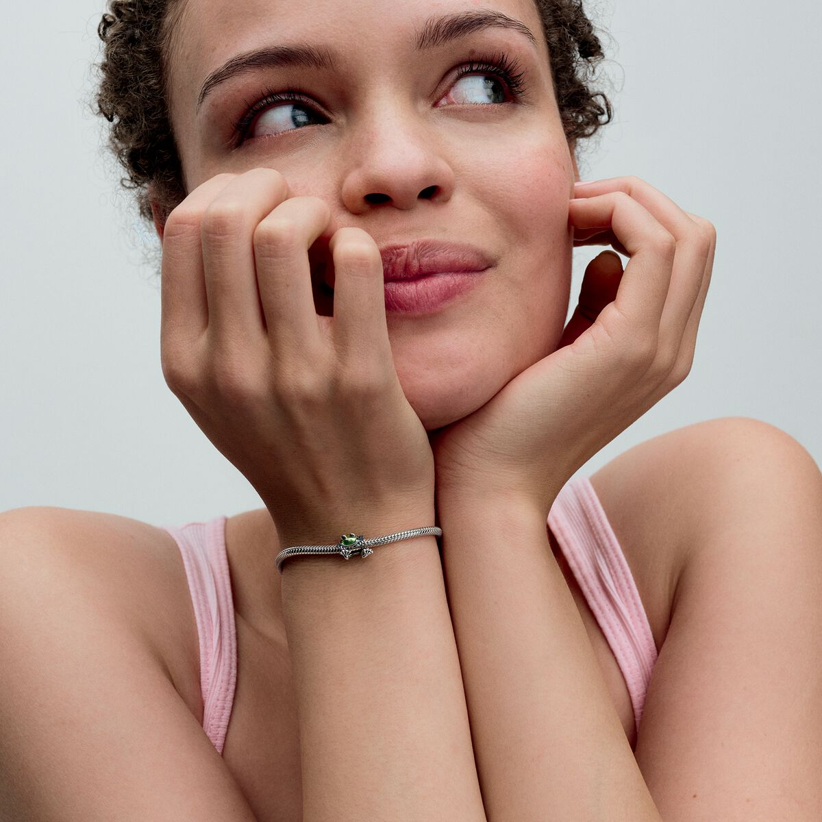 Pandora Sterling silver Enamel  Green 793342C01