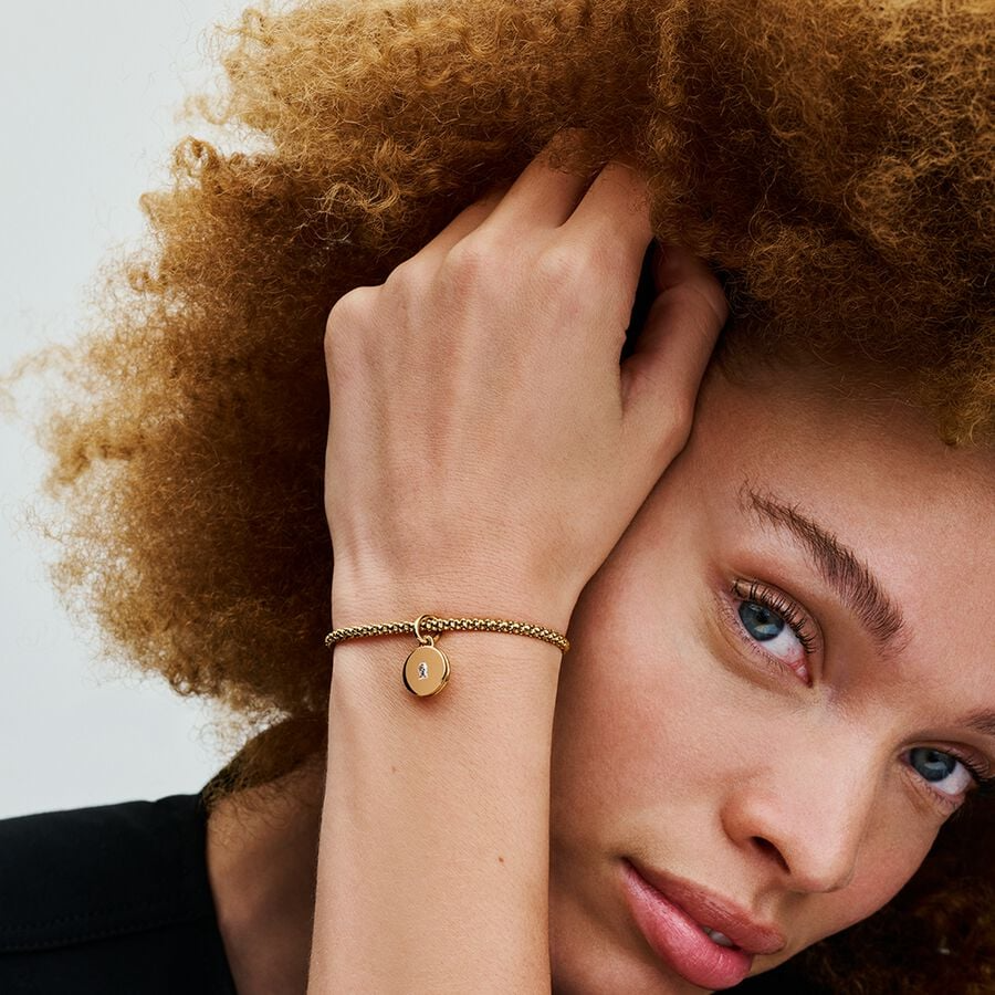 Pandora Te openen & graveerbare liefdesmedaillon hangende bedel 763066C01