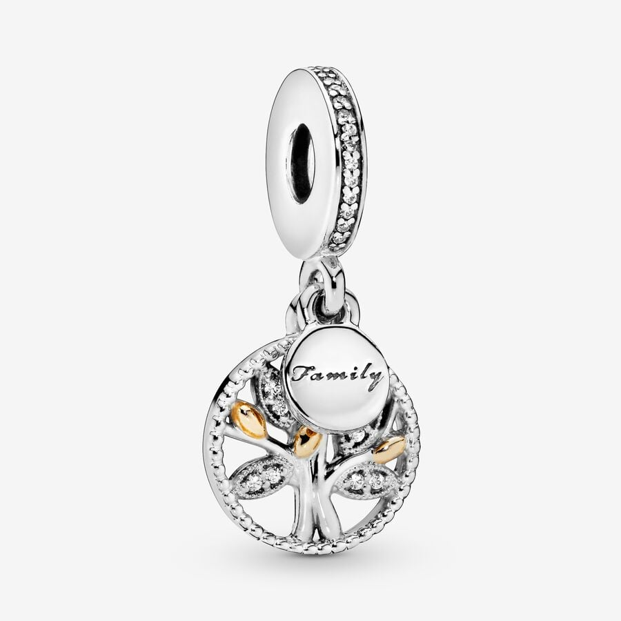 Pandora Sparkling Family Tree Hangende Bedel 791728CZ