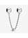 Pandora Reliëf Harten Veiligheidsketting Clip 796457CZ