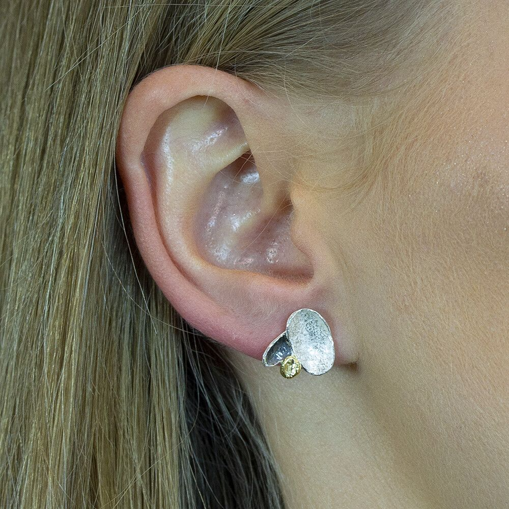 Jéh Jewels Touch of Gold oorbellen - Vleugel  20747