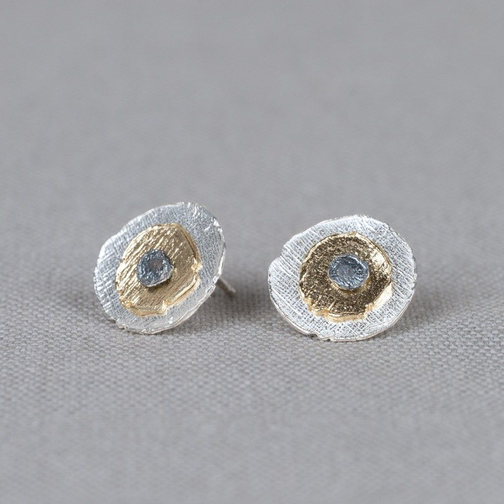 Jéh Jewels Touch of Gold oorbellen - Rond 19671