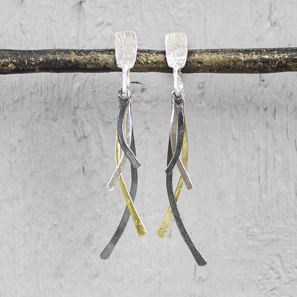 Jéh Jewels Touch of Gold oorbellen - Met 4 losse elementen 19167