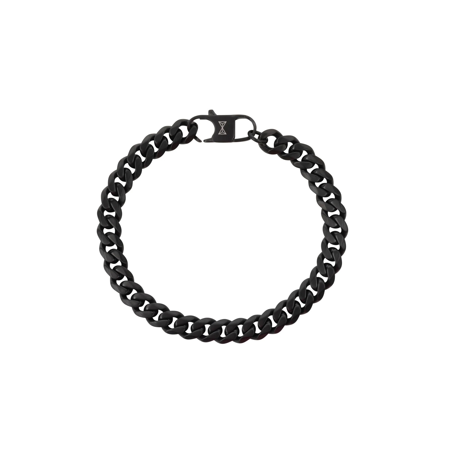 AZE Jewels Gourmette Eight - Noir armband AZ-BM007-B