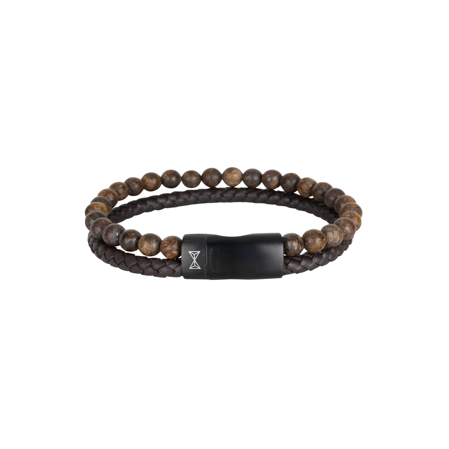 AZE Jewels Combi String Mount Terra-Brown  armband AZ-BL021-A