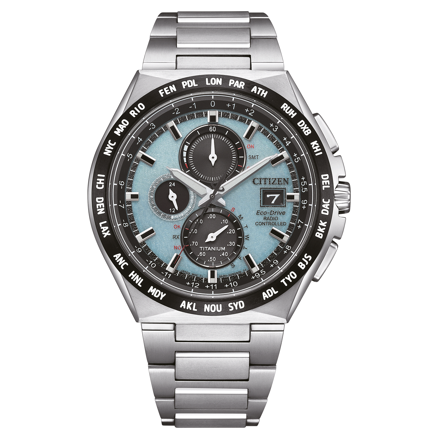 Citizen Super Titanium Eco-Drive herenhorloge (cal. H800) AT8238-84M