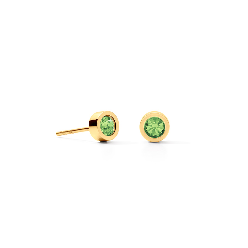 Coeur de Lion Oorbellen - Green-Goldcolour 0227/21-0516