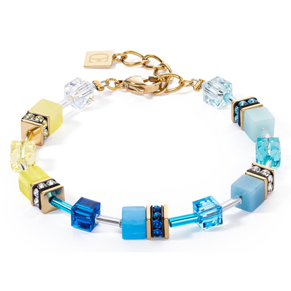 Coeur de Lion Armband - Turquoise-Yellow 2838/30-0601
