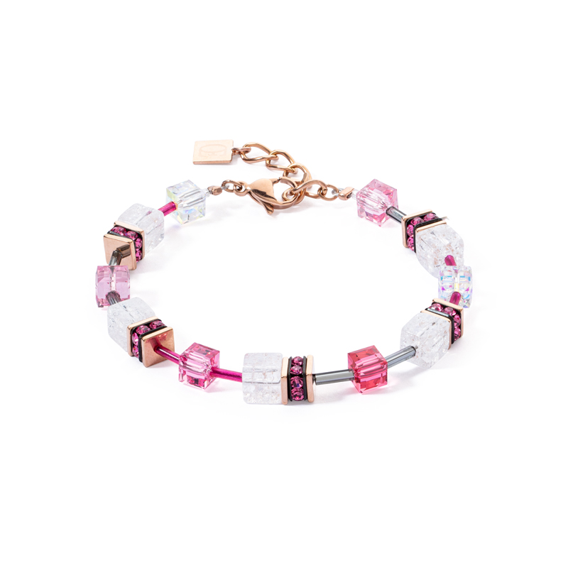 Coeur de Lion Armband - Rosegoldcolour-Pink  3018/30-0400