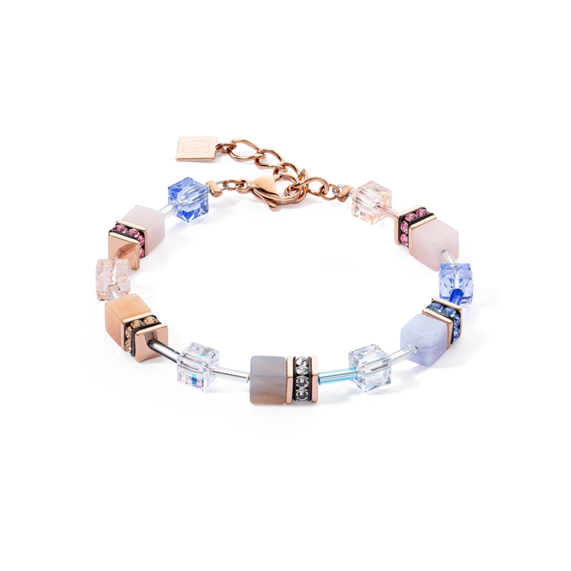 Coeur de Lion Armband - Light Blue-Beige 4905/30-0738