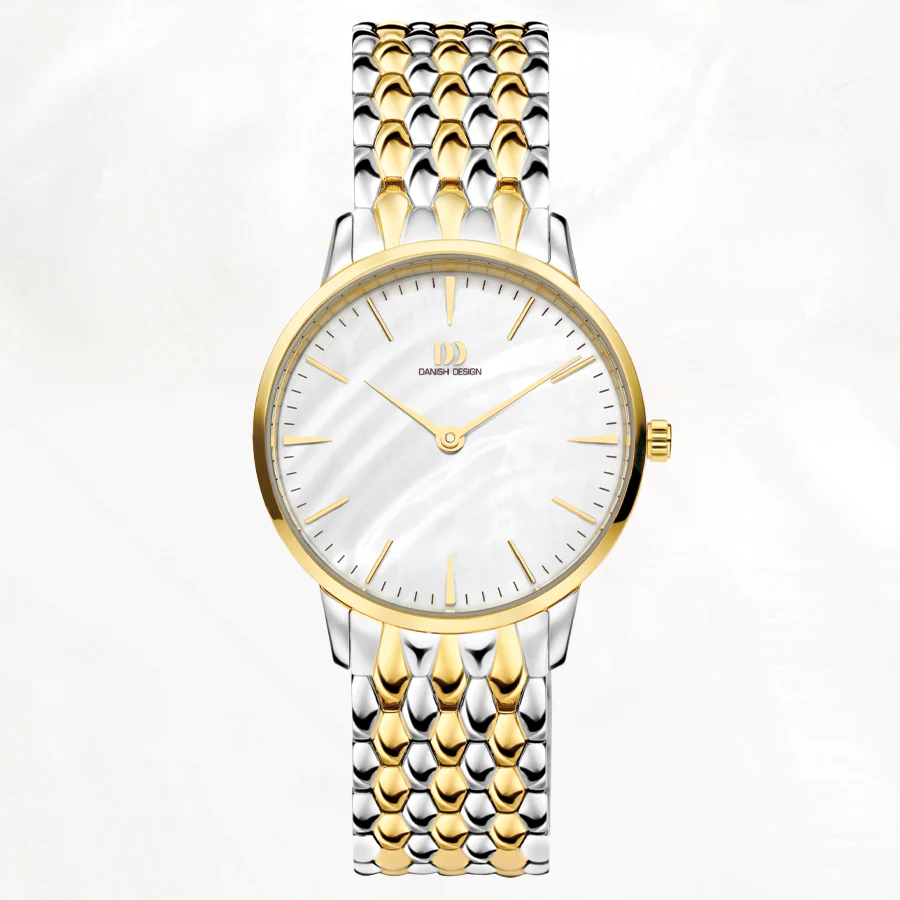 Danish Design Akilia dameshorloge Two-Tone MOP IV75Q1251