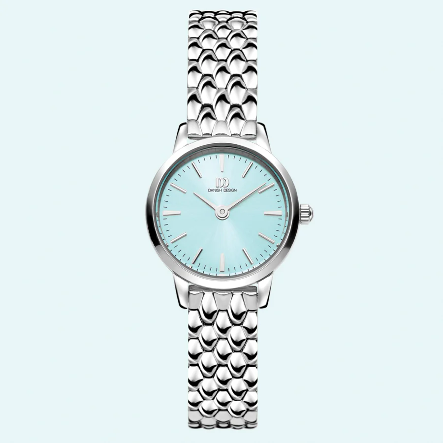 Danish Design Akilia dameshorloge Silver Husky Blue IV79Q1268
