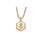 Fossil Geel vergulde stalen Sutton ketting met hanger - Anker JF04617710