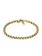 Fossil Geel vergulde stalen All Stacked Up armband - Chain JF04561710