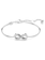 Swarovski Hyperbola armband Infinity Zilverkleurig/Wit 5679664