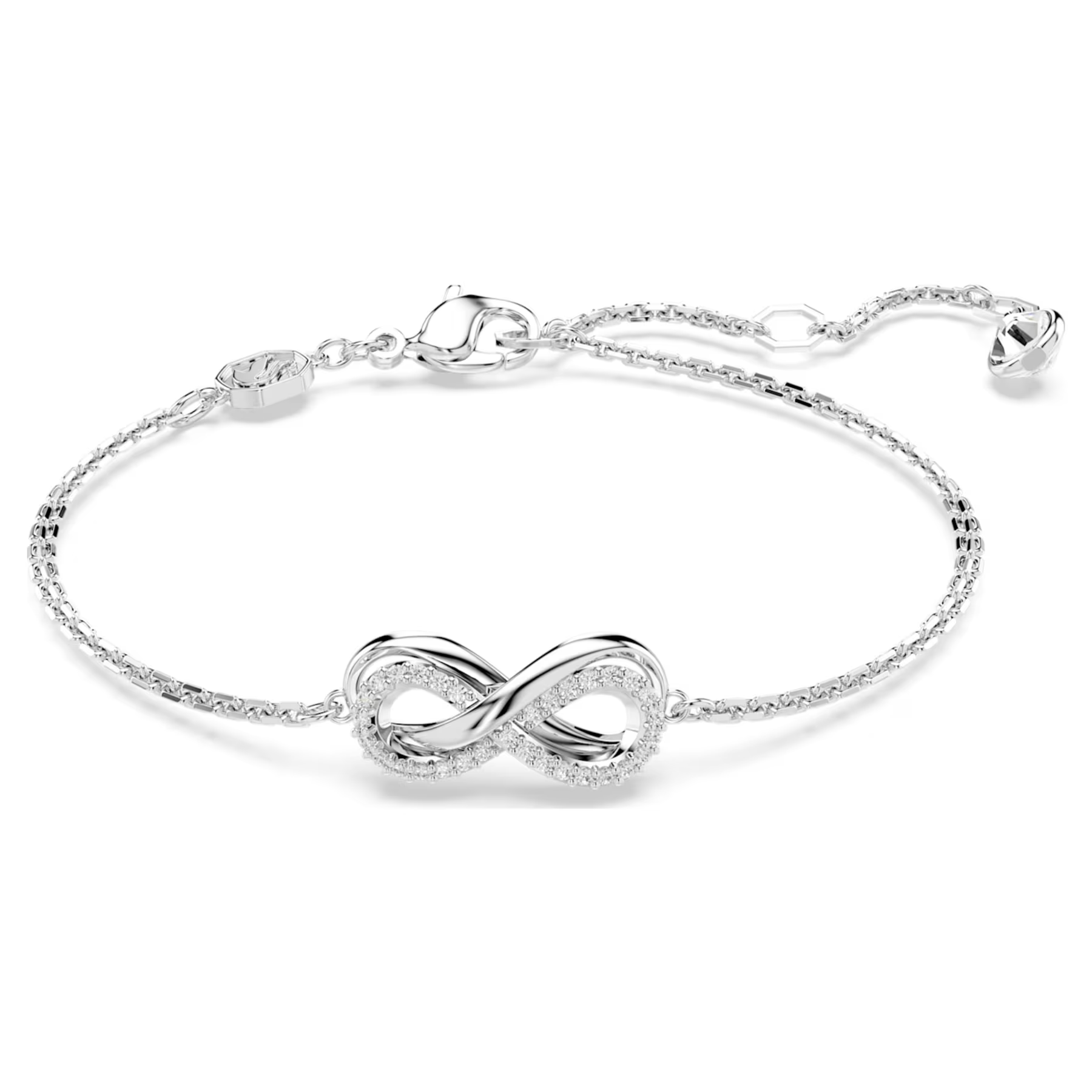 Swarovski Hyperbola armband Infinity Zilverkleurig/Wit 5679664