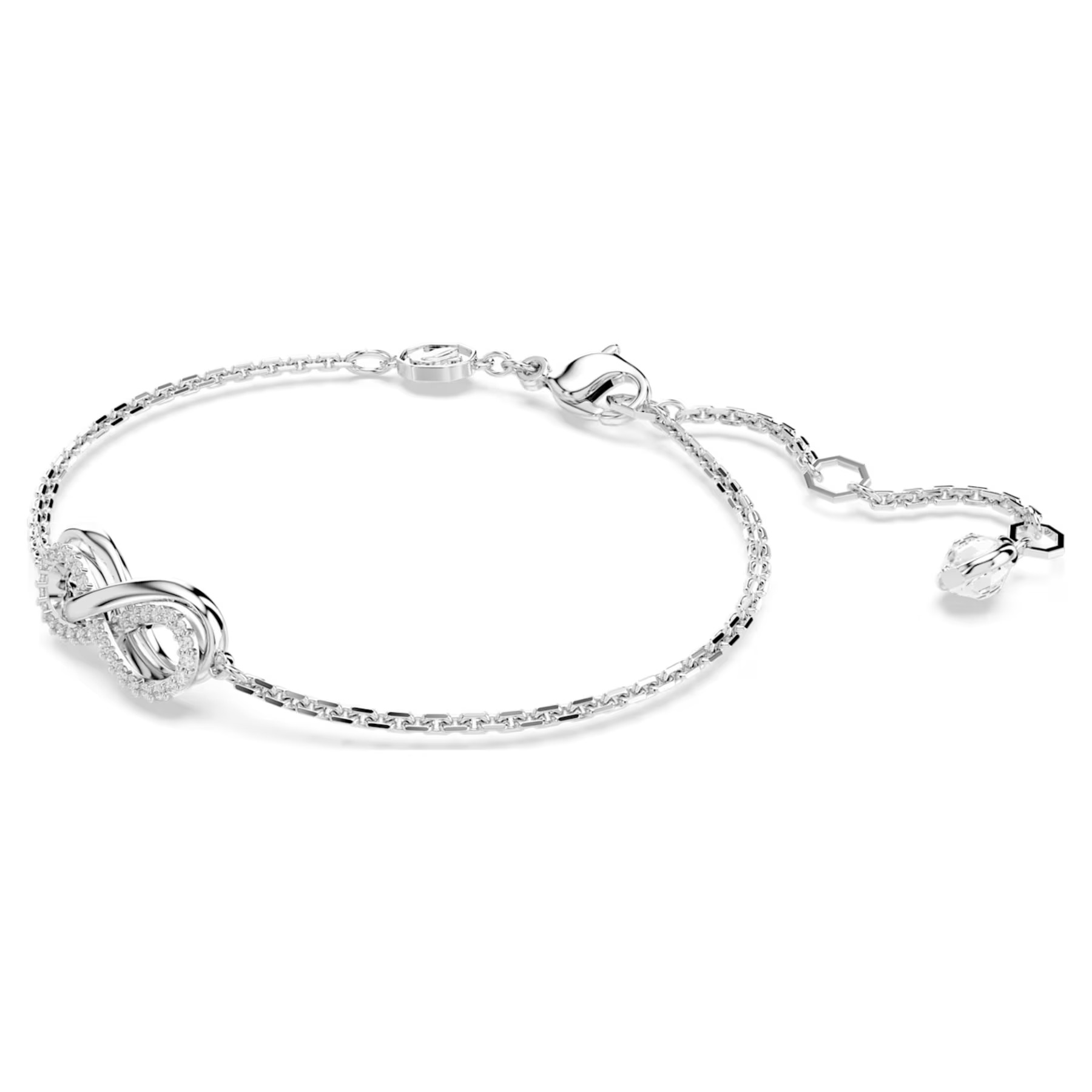 Swarovski Hyperbola armband Infinity Zilverkleurig/Wit 5679664
