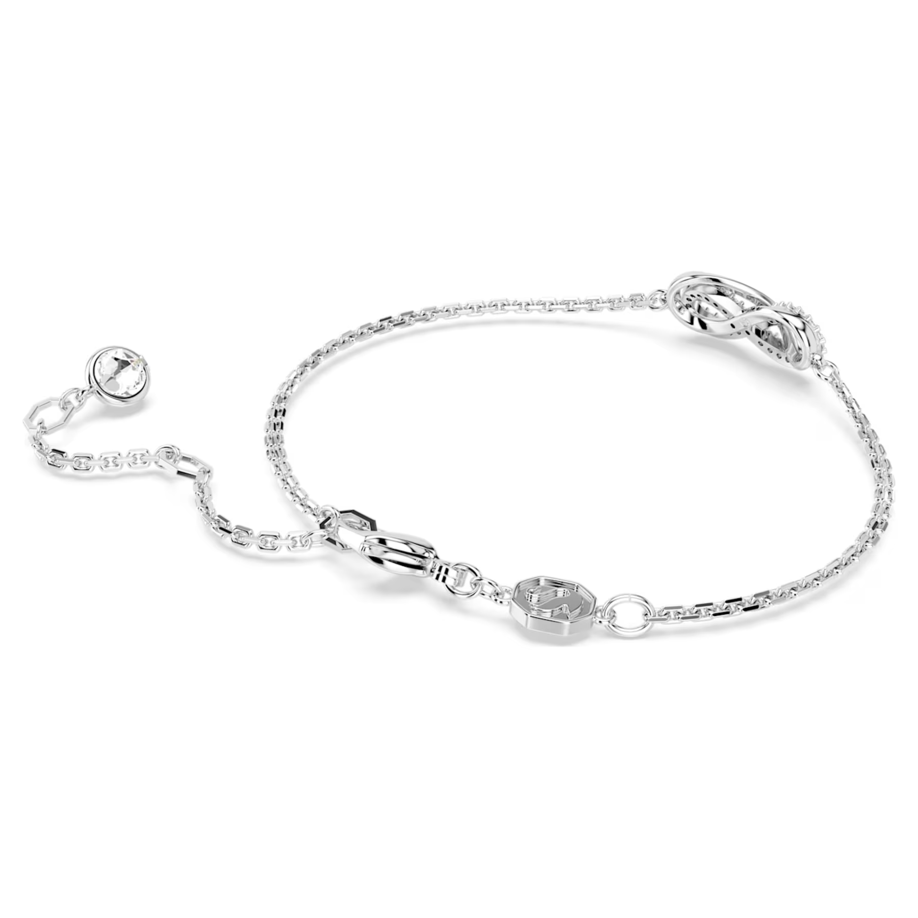 Swarovski Hyperbola armband Infinity Zilverkleurig/Wit 5679664