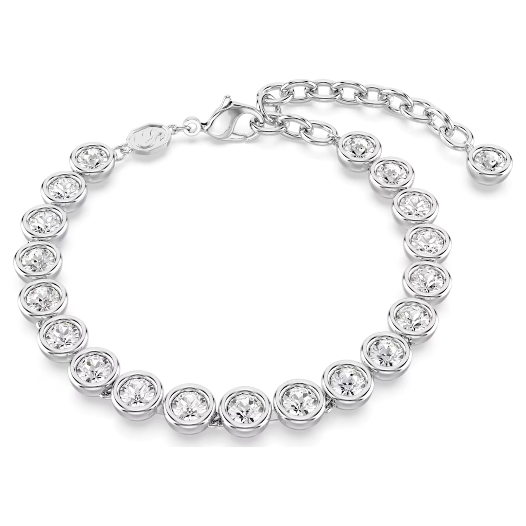 Swarovski Imber armband Tennis round cut Zilverkleurig/Wit
