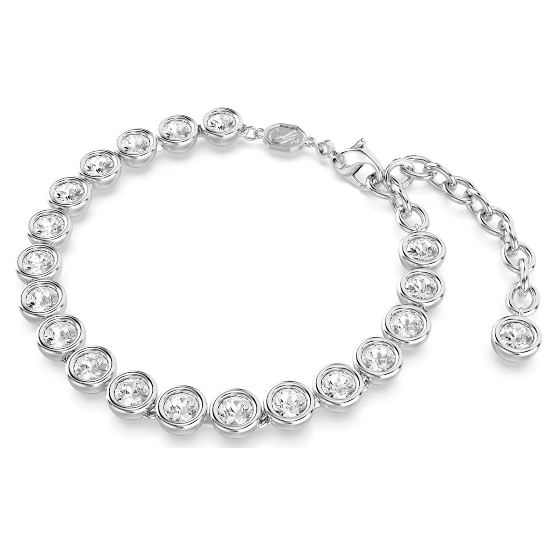 Swarovski Imber armband Tennis round cut Zilverkleurig/Wit