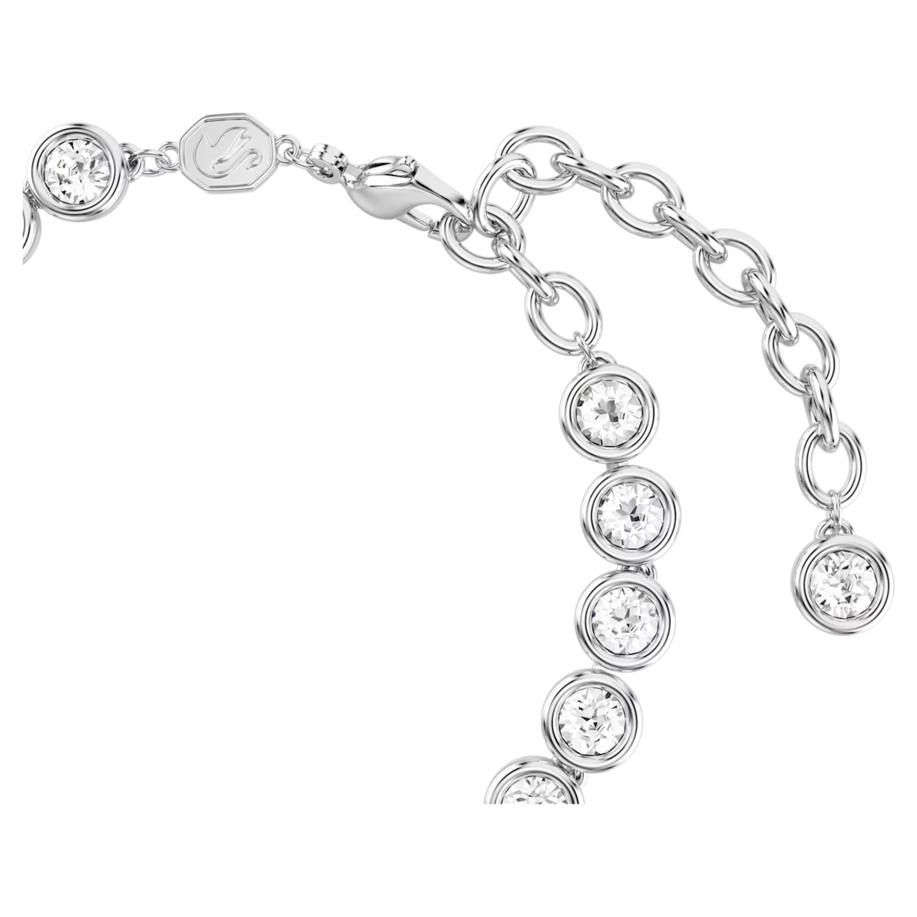 Swarovski Imber armband Tennis round cut Zilverkleurig/Wit