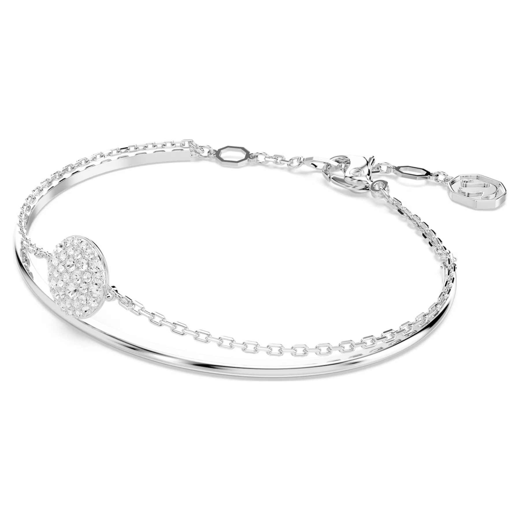 Swarovski Sublima armband Sneeuwpave gezet Zilverkleurig/Wit 5683447