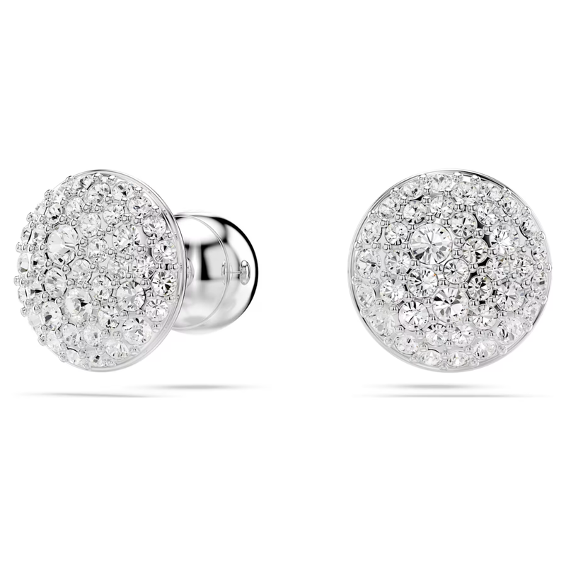 Swarovski Sublima set Sneeuwpave gezet ketting en oorbellen Zilverkleurig/Wit 5683445