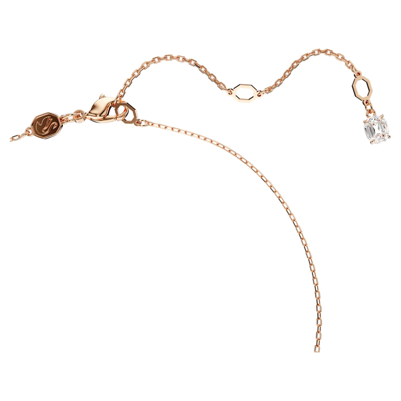 Swarovski Hyperbola ketting met hanger Infinity Rosékleurig/Wit 5677623