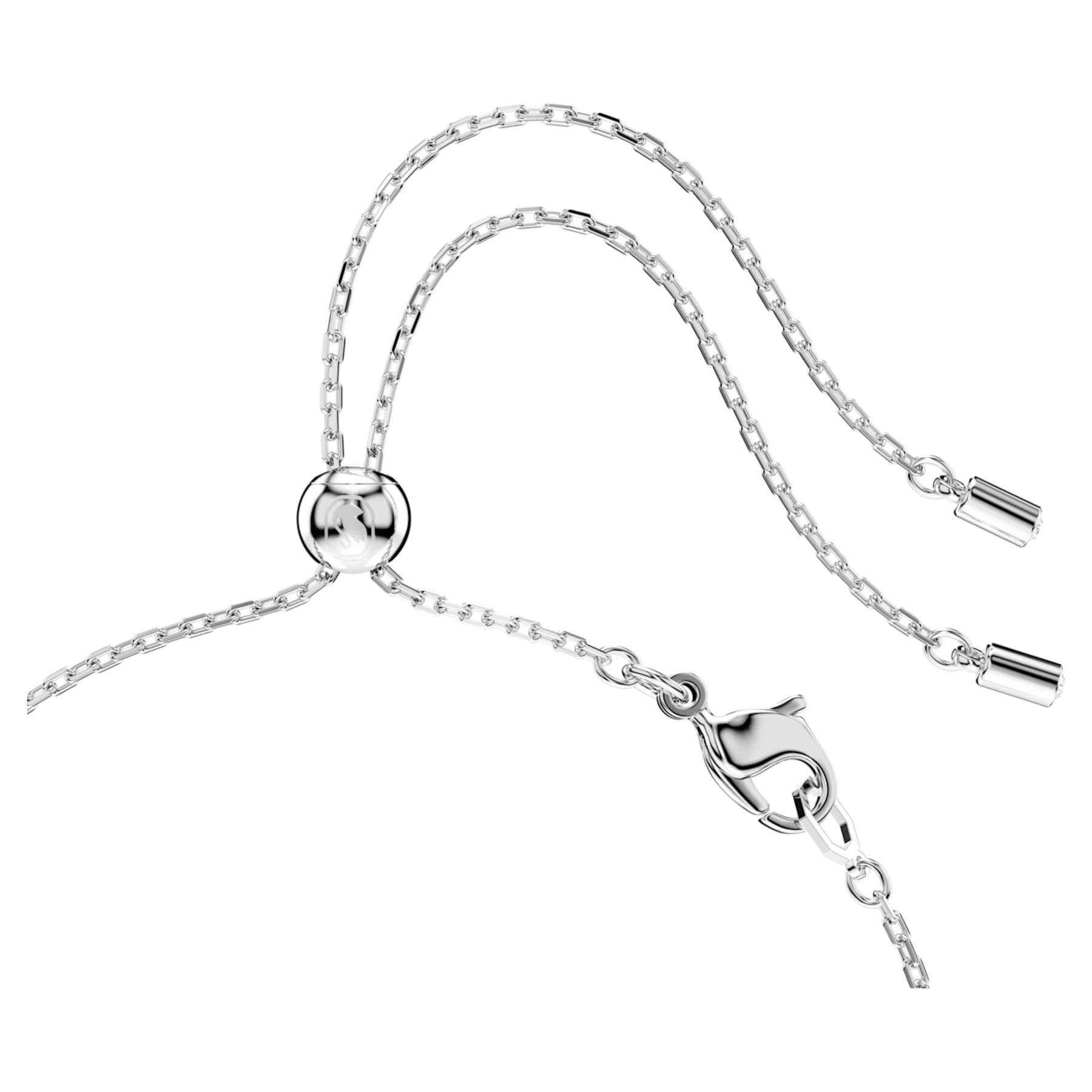 Swarovski Idyllia ketting met hanger Bloem Zilverkleurig/Geel 5679939