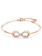 Swarovski Hyperbola armband Infinity Rosékleurig/Wit 5679443