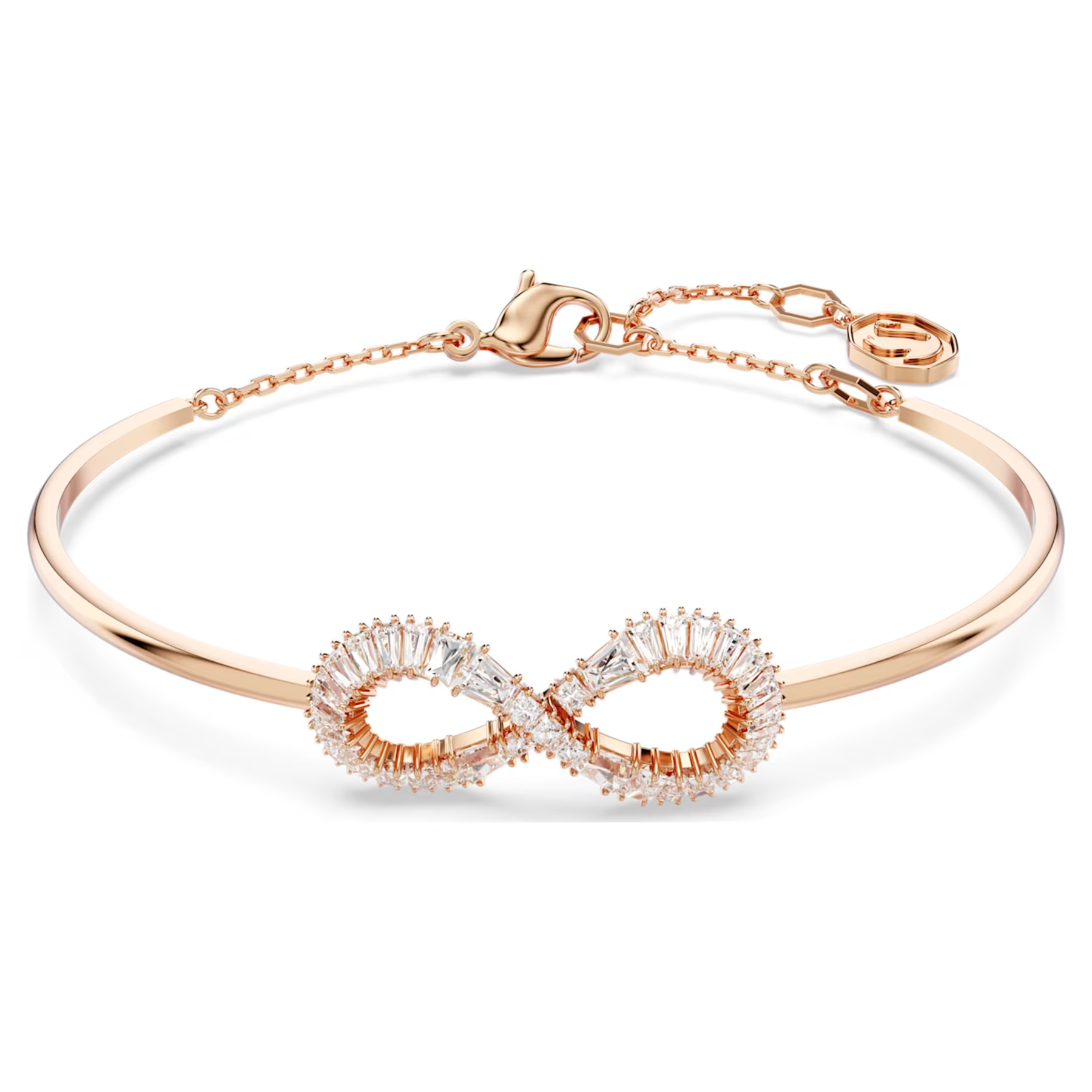 Swarovski Hyperbola armband Infinity Rosékleurig/Wit 5679443