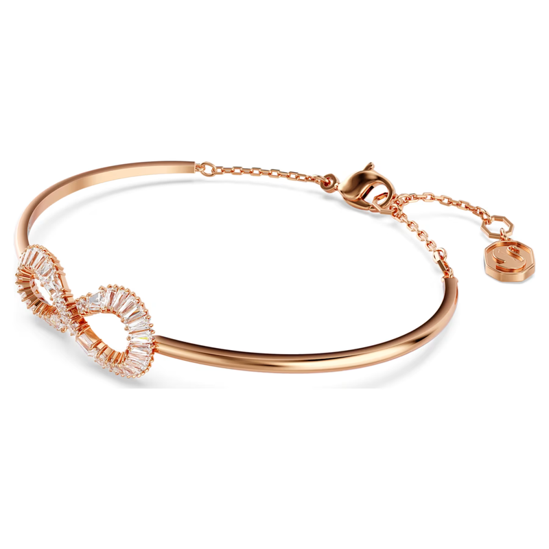 Swarovski Hyperbola armband Infinity Rosékleurig/Wit 5679443