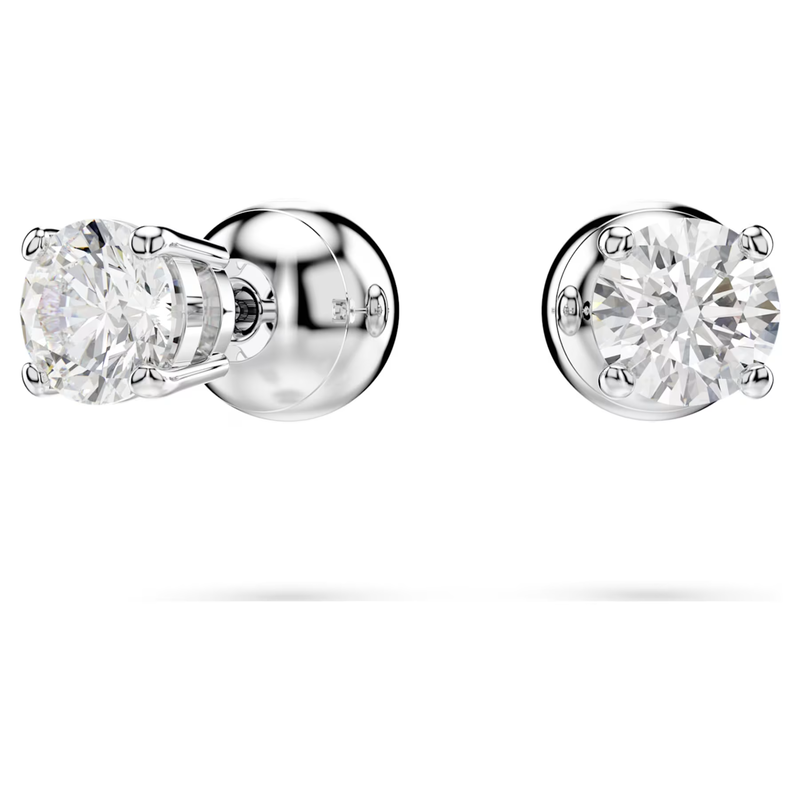 Swarovski Idyllia set Hartvorm Ketting en oorbellen Zilverkleurig/Wit 5684383