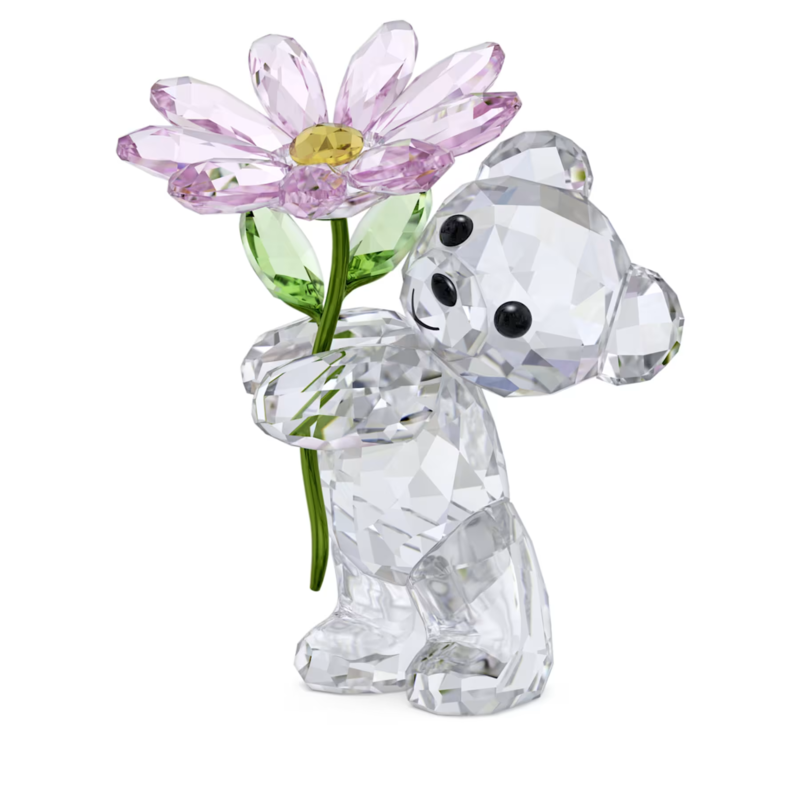 Swarovski Kris Bear kristallen beeldje Een madeliefje voor jou Roze 5675327