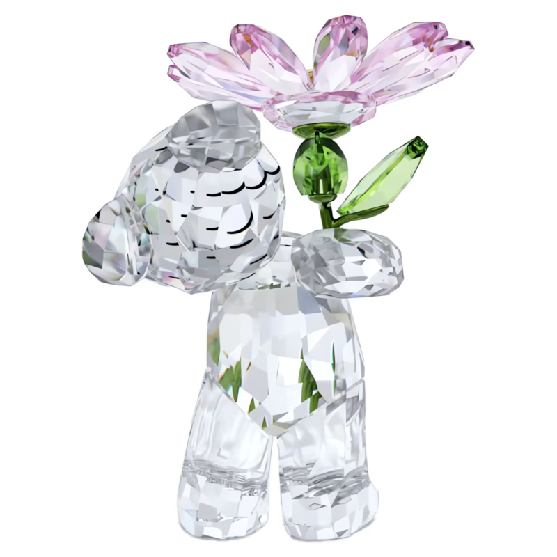 Swarovski Kris Bear kristallen beeldje Een madeliefje voor jou Roze 5675327