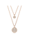 Swarovski Sublima ketting met hanger Gelaagde hanger bolvormig Rosékleurig/Wit 5683449