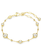 Swarovski Imber armband Ronde slijpvorm Goudkleurig/Wit 5680094