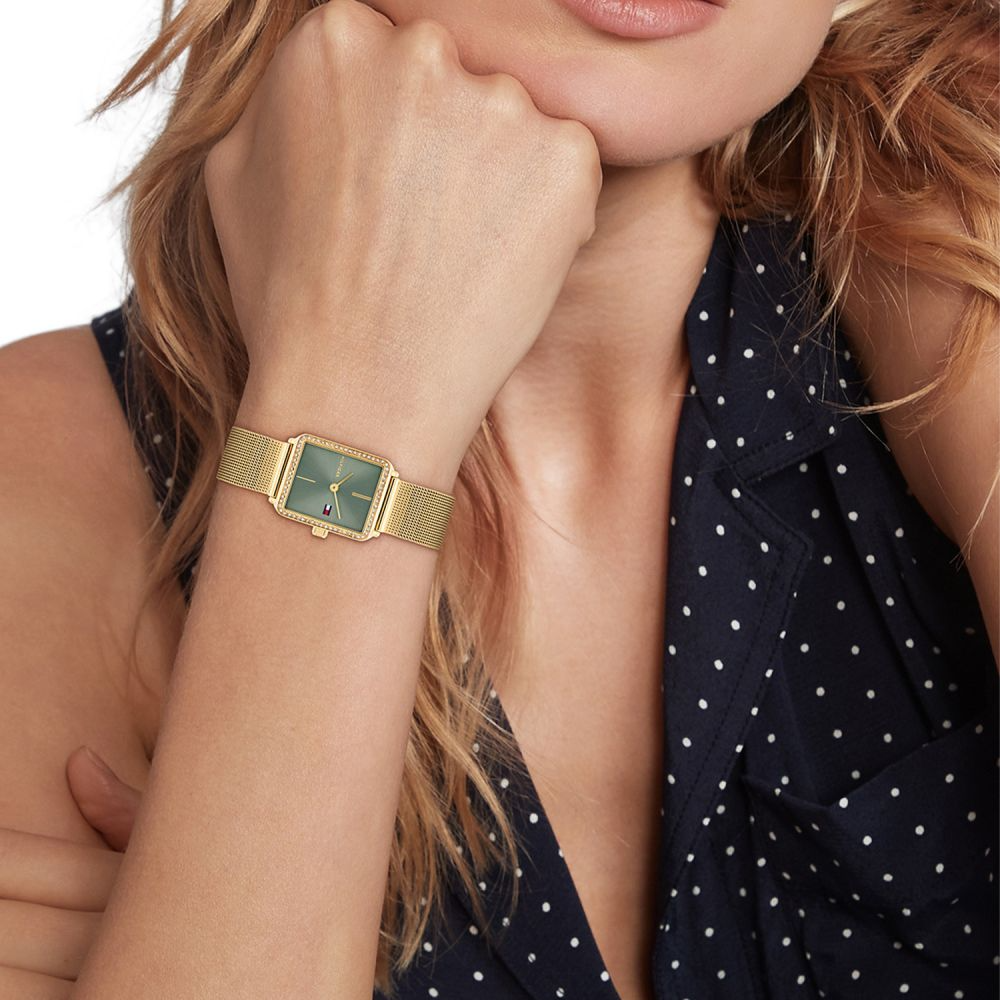 Tommy Hilfiger Tea Square dameshorloge TH1782791