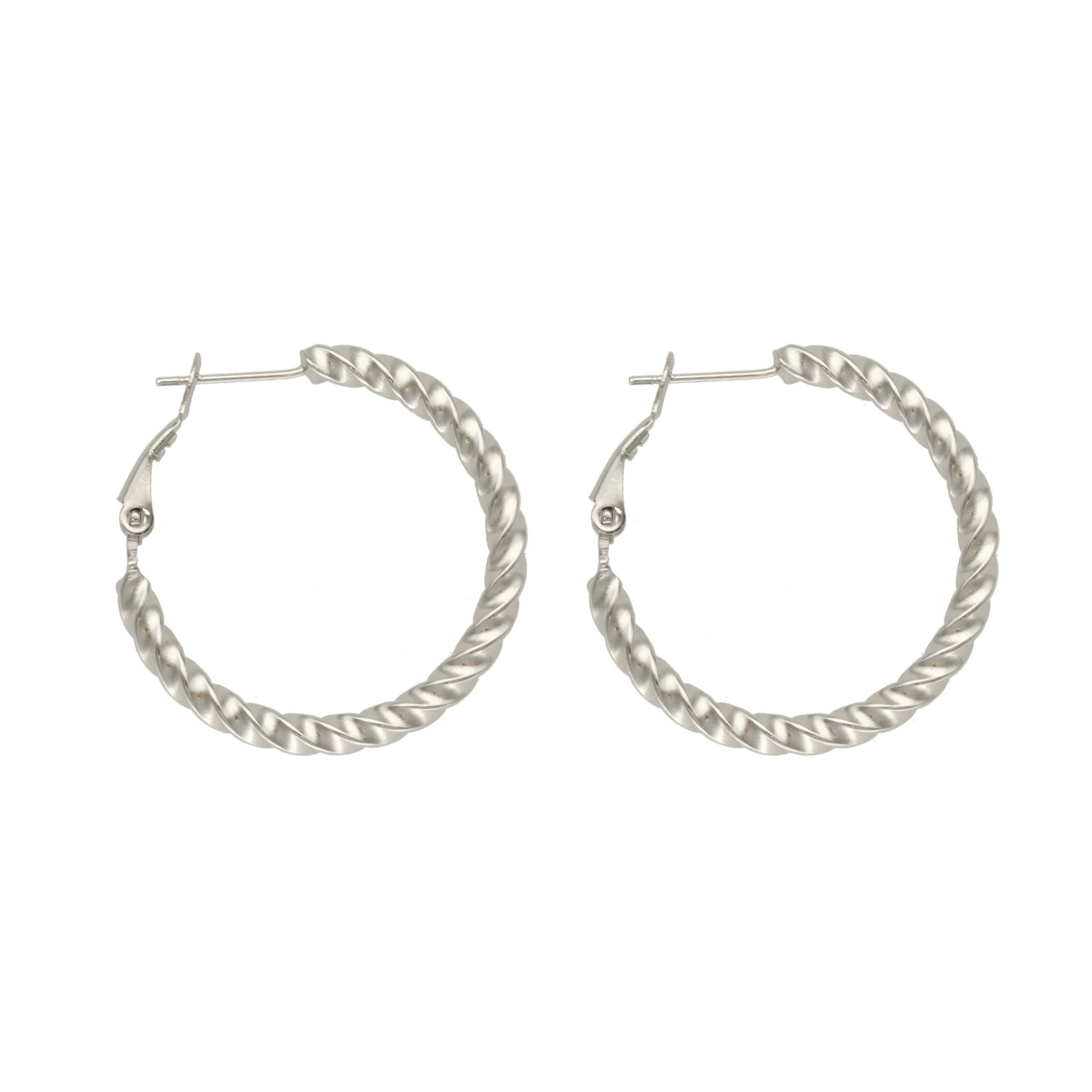 Camps & Camps Stalen oorbellen - Zilverkleurig 2S153 A