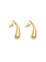 Camps & Camps Stalen oorbellen - Licht goudkleurig 2S155 L