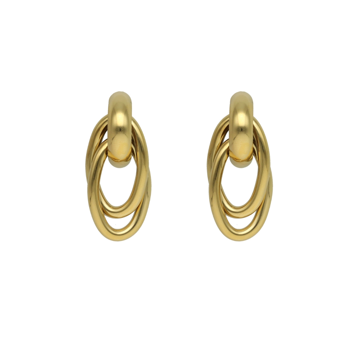 Camps & Camps Stalen oorbellen - Licht goudkleurig 2S159 L