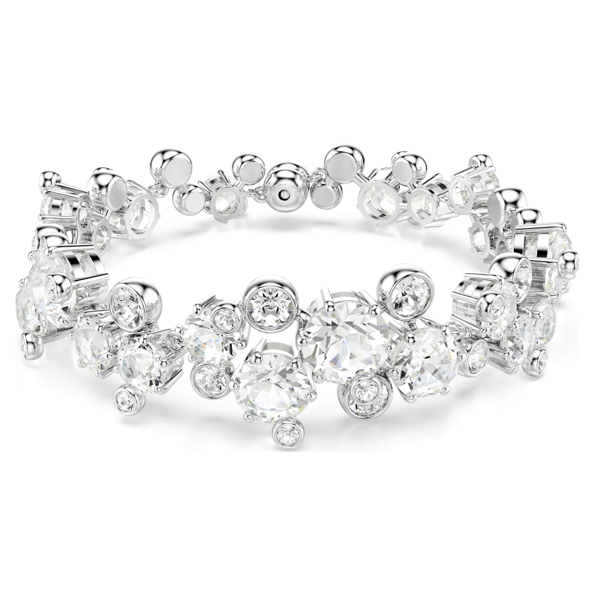 Swarovski Constella armband Ronde slijpvorm Zilverkleurig/Wit 5722469