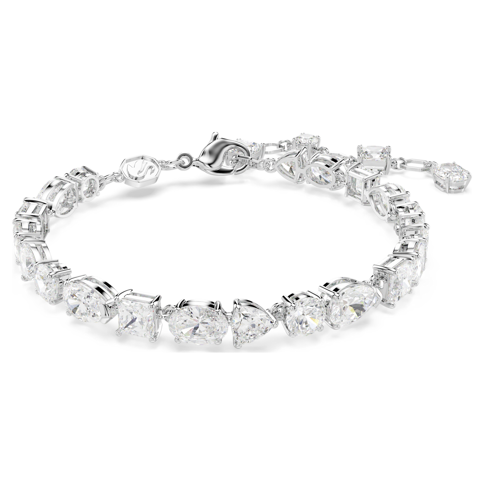 Swarovski Mesmera armband Verschillende slijpvormen Zilverkleurig/Wit 5731959