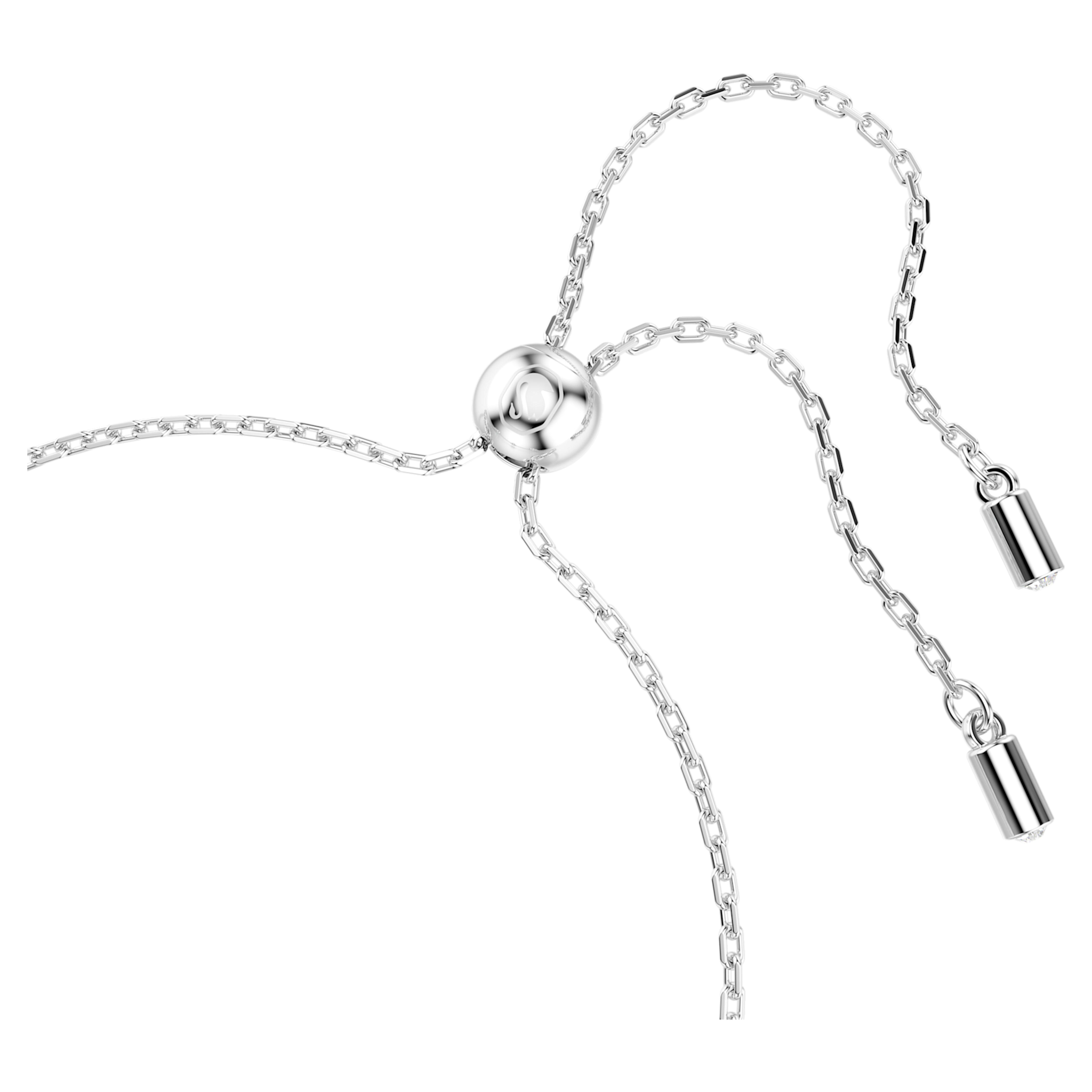 Swarovski Una Angelic armband Ronde slijpvorm dubbelzijdige motieven Zilverkleurig/Wit 5732272