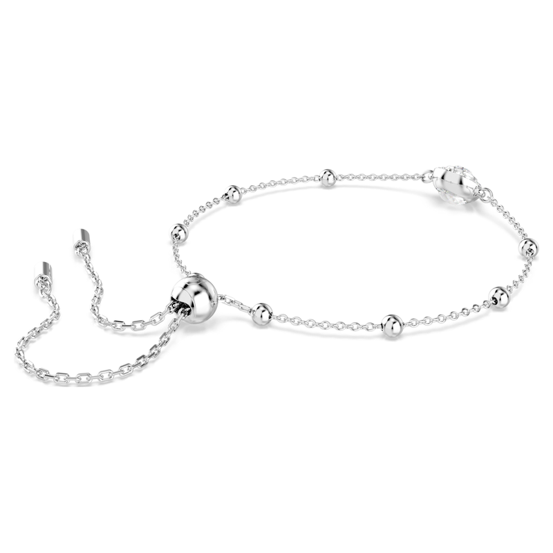 Swarovski Una Angelic armband Ronde slijpvorm dubbelzijdige motieven Zilverkleurig/Wit 5733196