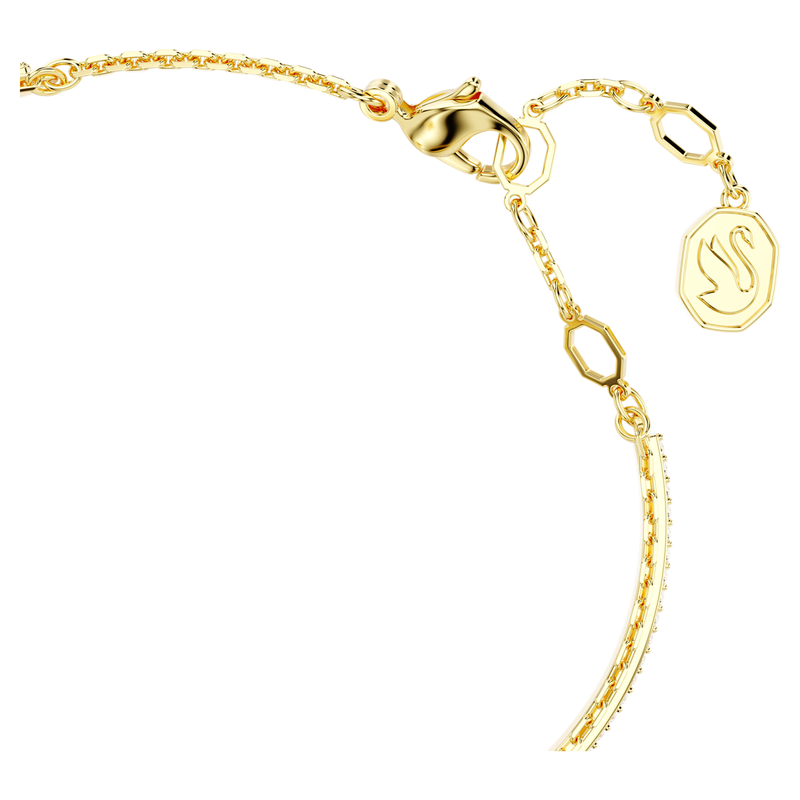 Swarovski Chroma armband Hartvorm Goudkleurig/Rood 5683835