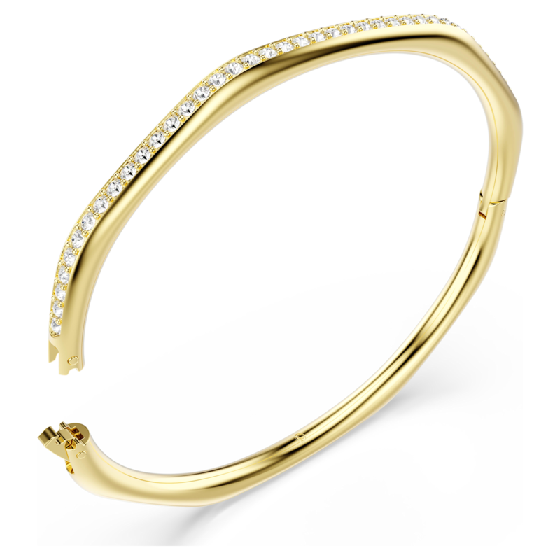 Swarovski Dextera armband Achthoekige bangle Goudkleurig/Wit