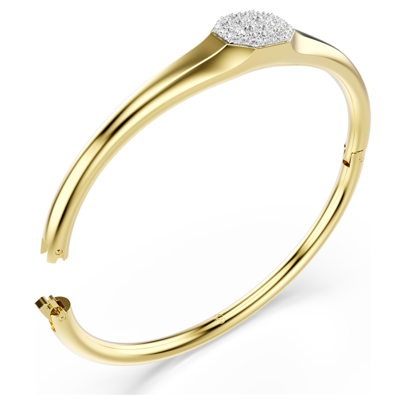 Swarovski Dextera armband Bangle ronde slijpvorm Goudkleurig/Wit