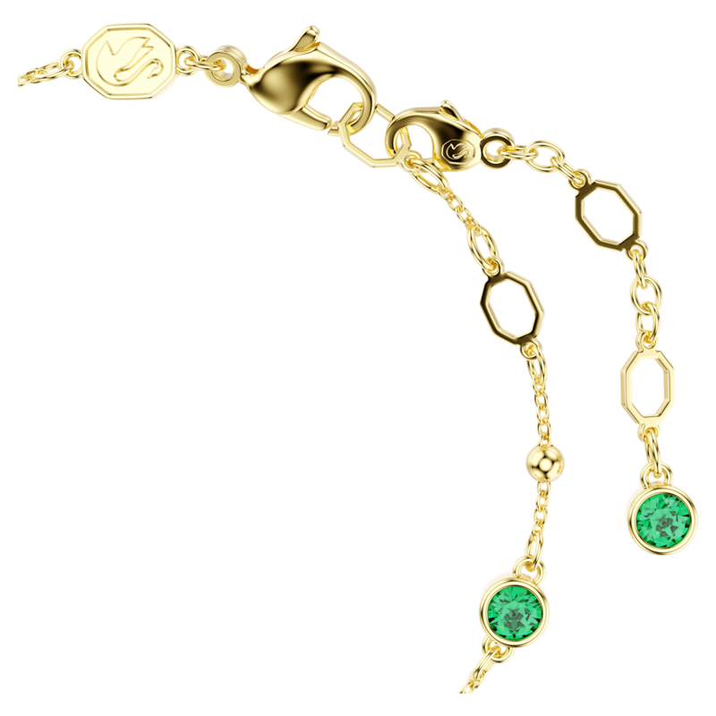 Swarovski Imber armband Ronde slijpvorm Goudkleurig/Groen 5730676
