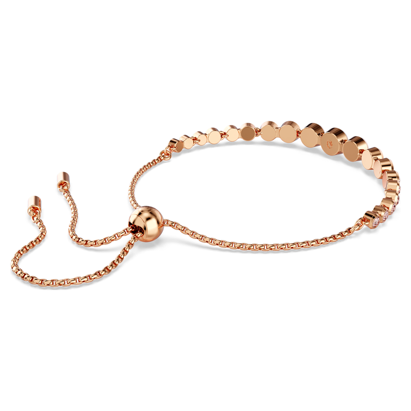Swarovski Imber armband Tennis ronde slijpvorm Rosegoudkleurig/Roze 5718204